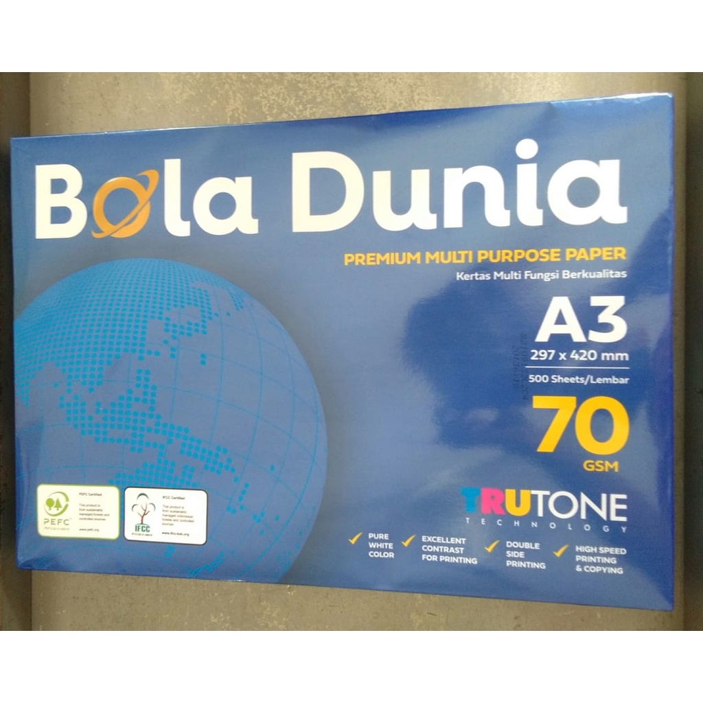 

Bola Dunia A3 70 Gr