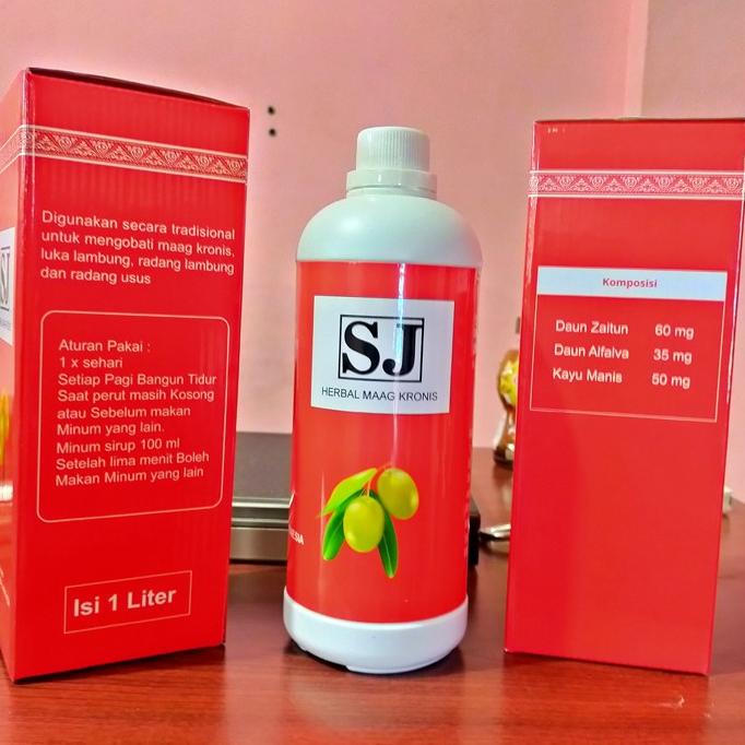 Obat Asam Lambung Herbal Cair Produk SJ 1 Liter