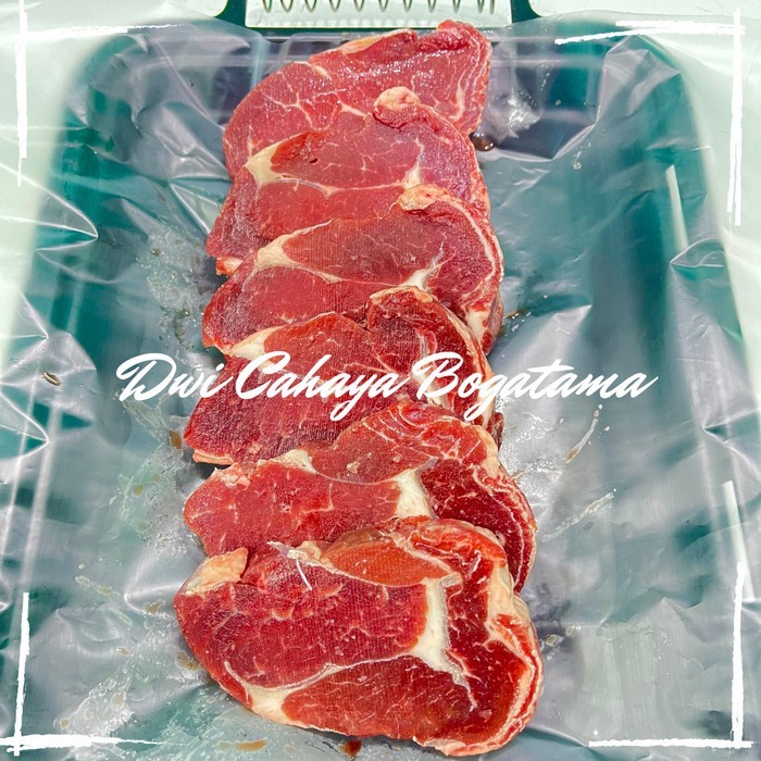 

Ribeye cut steak impor grade B 1kg