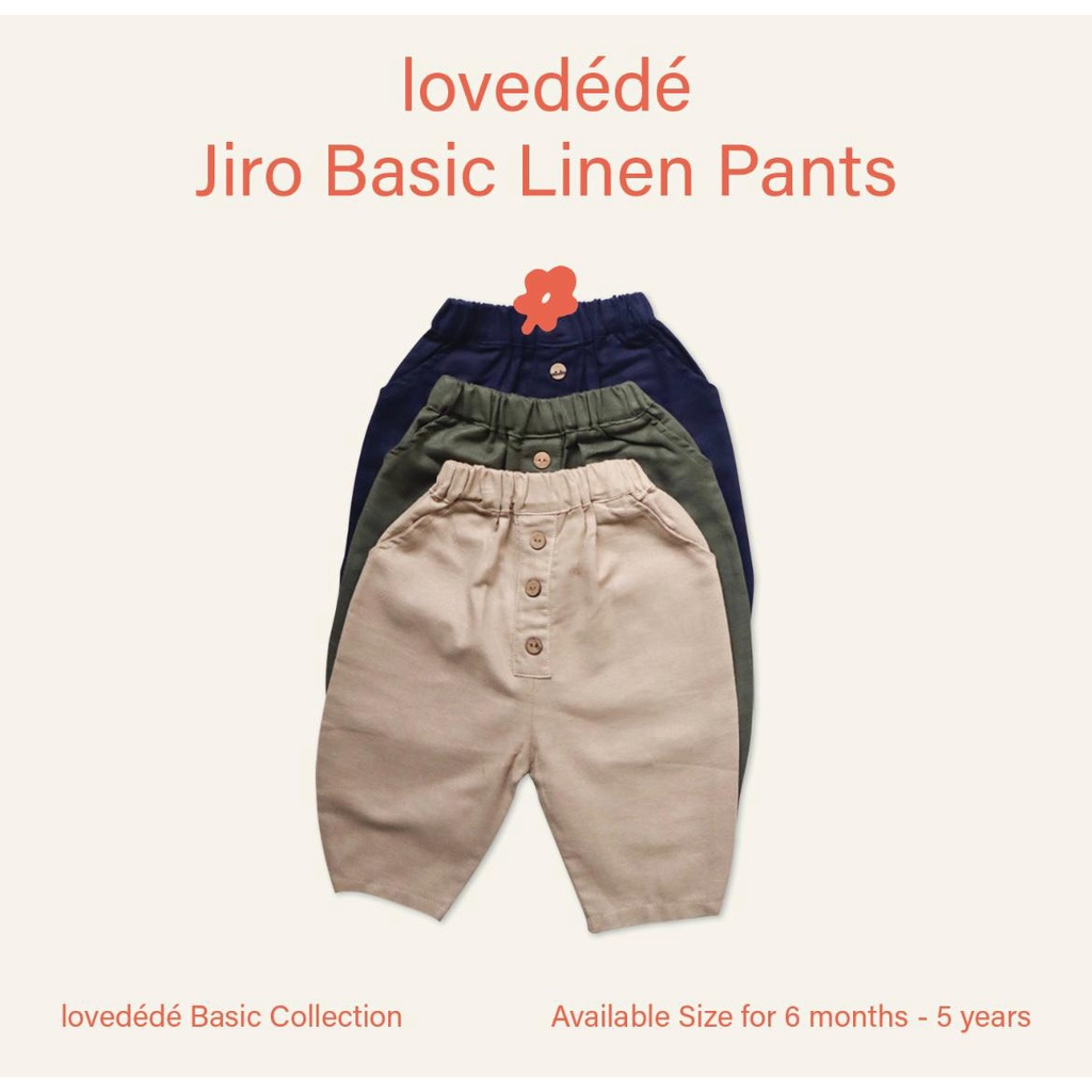 Style Korean Pants Anak - JIRO lovedede 1 - 5 Tahun Sweater BerKualitas Baju Celana Jogger Training Olahraga Anak Perempuan Cewe Lucu Terlaris Murah babeebabyshop