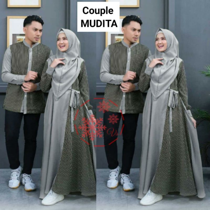 Baju Couple Keluarga Lebaran 2022 Couple Muslim Keluarga Terbaru Moscrepe Katun Cp Mudita Kondangan 