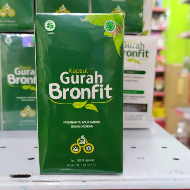 KAPSUL GURAH BRONFIT Original POM TR - Gurah Nafas Solusi Gangguan Pernapasan