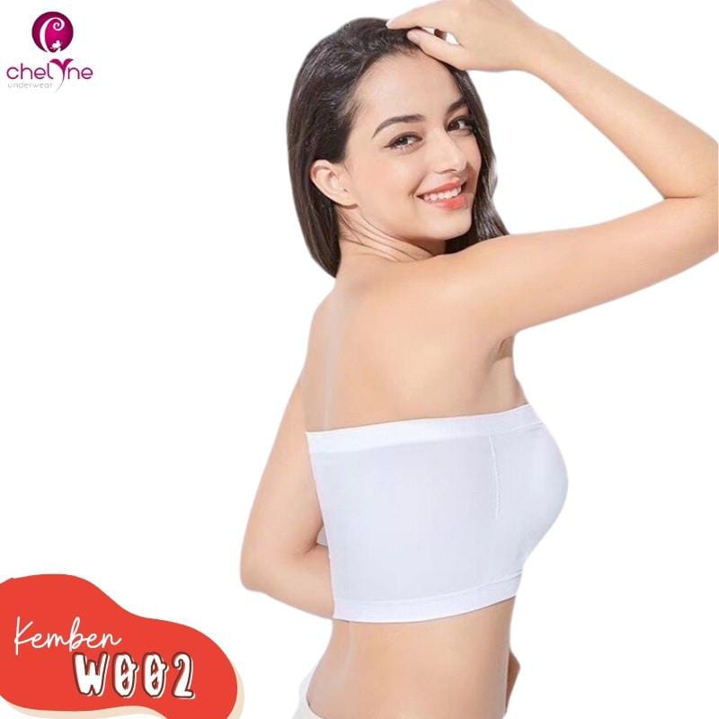 Chelyne Kemben Daleman Tanpa Busa W001 / W002 Bahan Seamless Rajut