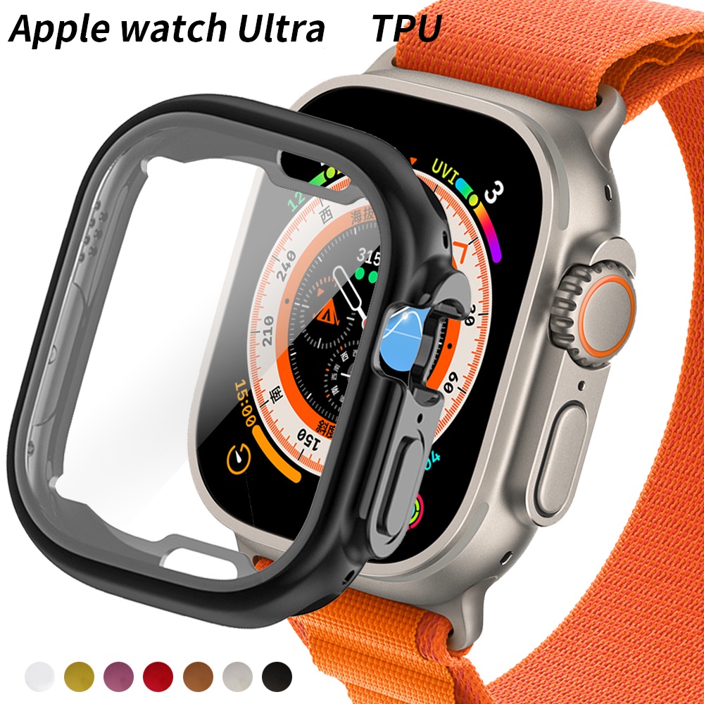 Pelindung Layar Bahan TPU Ukuran 49MM Untuk Apple Watch Ultra