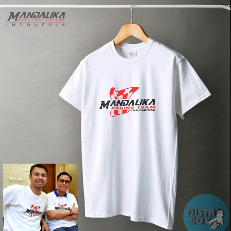 Tshirt Baju Kaos Distro MANDALIKA RACING TEAM / Kaos Distro Pria Wanita