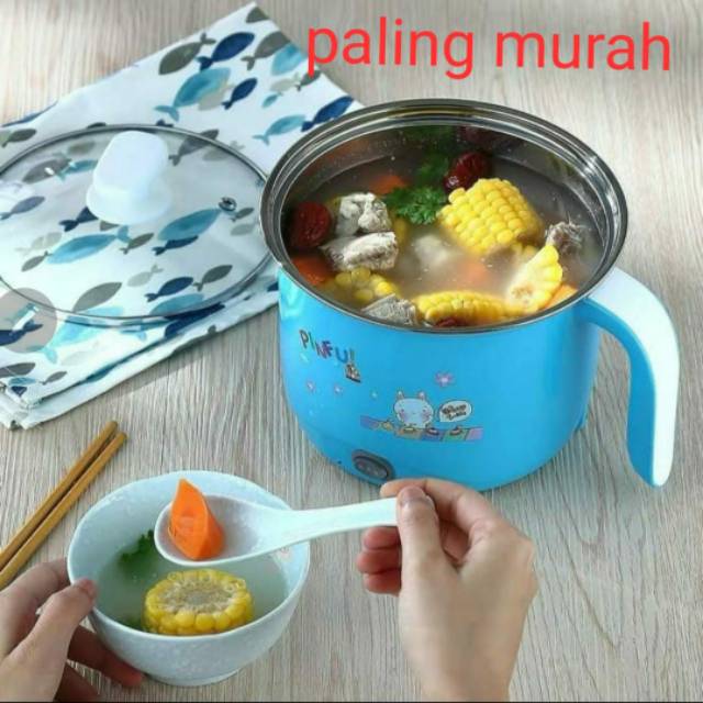 Panci Elektrik Multifungsi  , 16 CM , Mug Elektrik Cooking Pot  LS-316