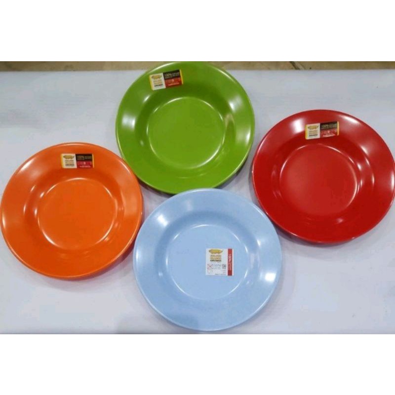 Piring 6" Melamin Asli Golden Dragon 100%foodgrade