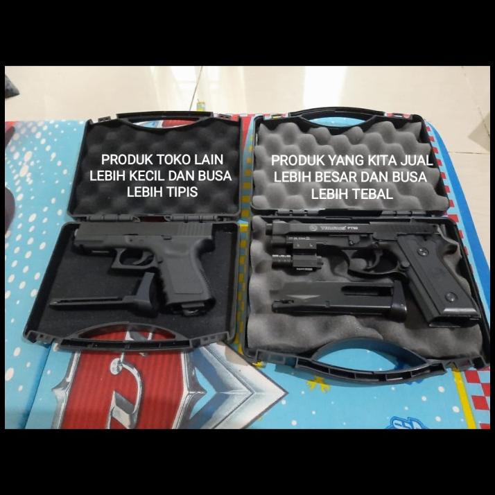 Gun Case Hardcase Koper Pistol Airsoft Airgun Box