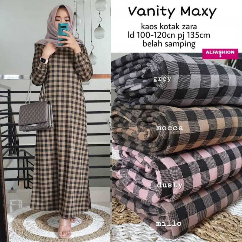 GAMIS KOTAK VANITY ORI SOLO