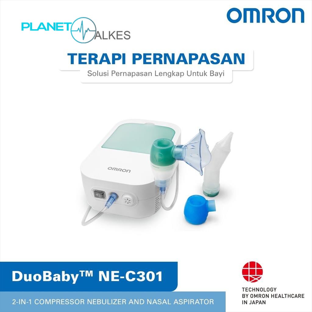 NEBULIZER BAYI DAN ANAK OMRON NE-C301 AP ALAT TERAPI PERNAFASAN - TERAPI UAP BAYI