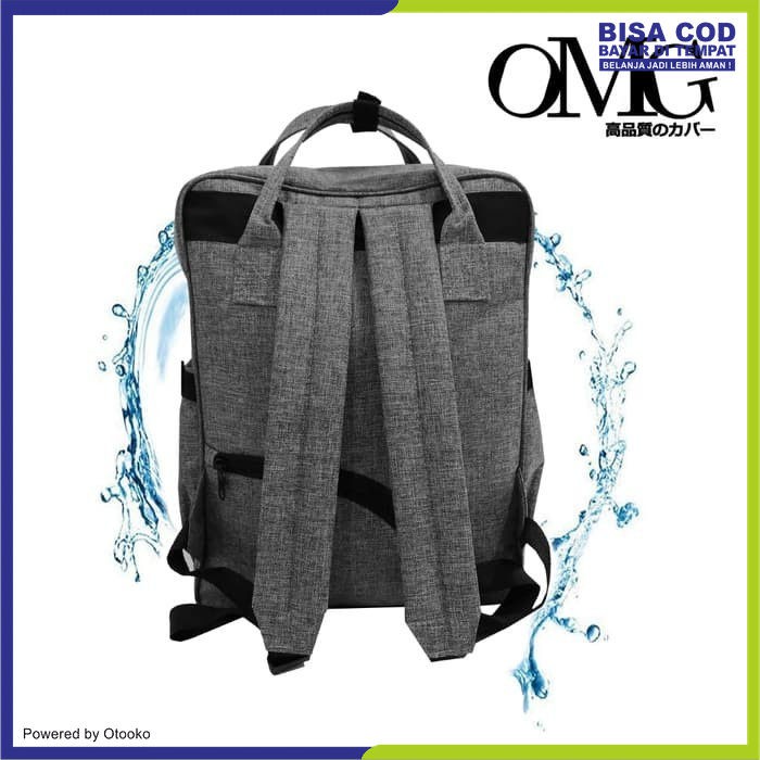 Tas Perlengkapan Bayi Diaper Bag Backpack Travel Susu Waterproof OMG