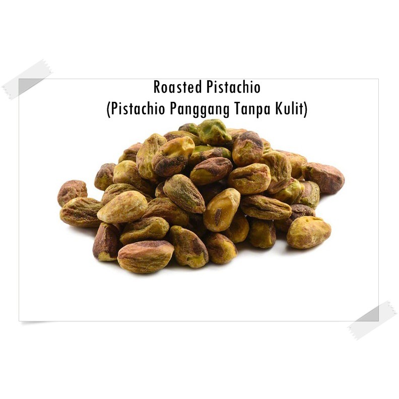 

Roasted Pistachio /Pistachio Panggang / Natural Pistachio / Pistachio Panggang Tanpa Kulit 250 gram