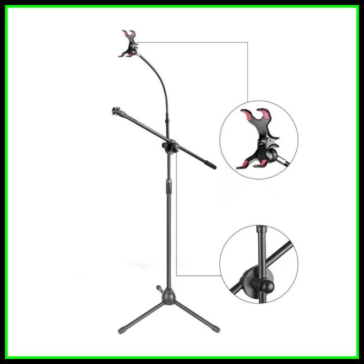 Stand Mic Noise Tiang Mic Pemegang Mic Ada Jepit Hp
