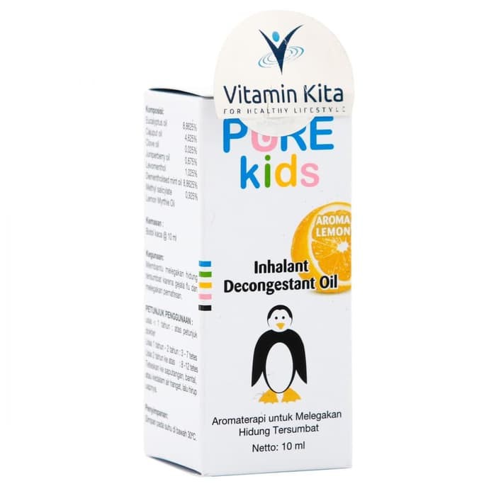 ure Kids Inhalant Decongestant Oil 10ml - Pelega Hidung Anak (Ready Varian Aroma)