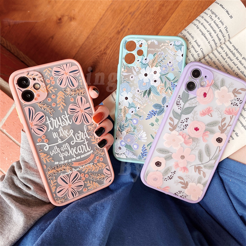 Casing Hardcase Oppo A15 A15S A54 A53 A94 A33 2020 A52 A92 A5S A3S A5 A9 A7 A12E A31 F11 Pro F9 A1K A59 F1S Reno 5 Reno 5f4 2f Motif Bunga