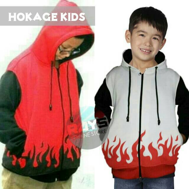JAKET ANAK HOKAGE // JAKET NARUTO // HOKAGE KIDS
