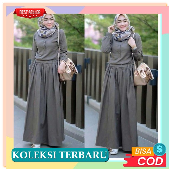 Baju Wanita Gamis Remaja Terbaru 2022 Kekinian / Ir Fashion / Termurah / Terlaris / Cod Bayar Ditemp