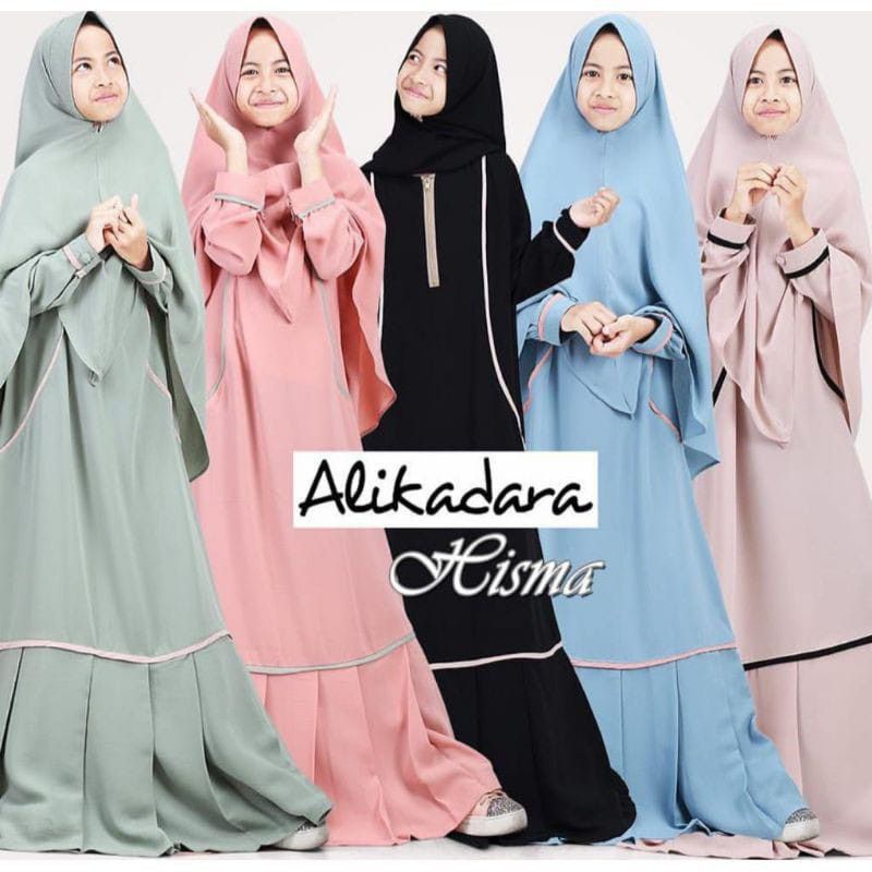 Gamis Anak Perempuan ALIKADARA SYAR'I REMAJA MODERN PAKAIAN REMAJA TERBARU 10 11 12 13 tahun baju mu