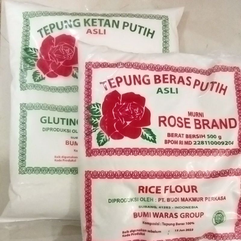 Tepung Beras/ Tepung ketan ( Rose Brand 500gr )