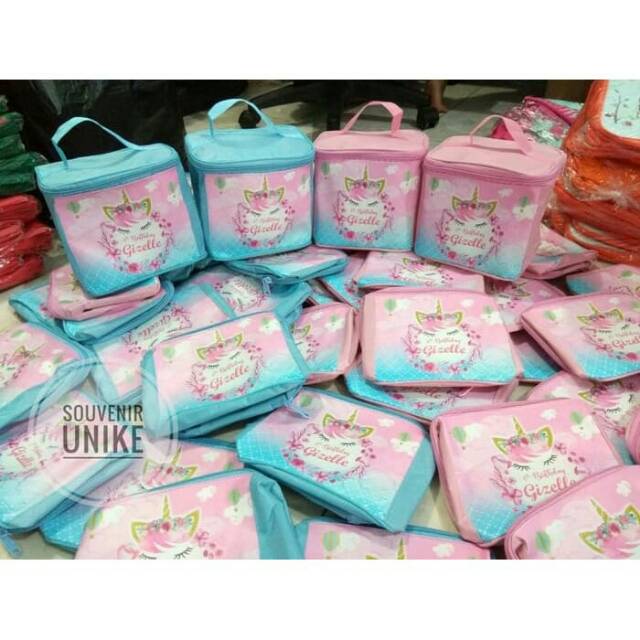 

MARMON Tas balok custom desain foto&nama ultah goodie bag