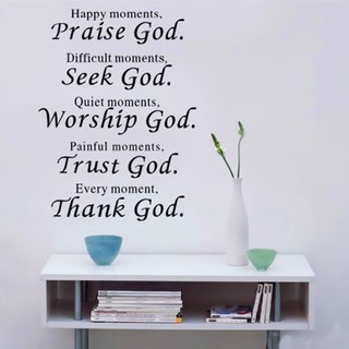 COD Dekorasi Rumah Stiker Dinding Quote Praise Trust COD Dekorasi Rumah Stiker Dinding Quote Praise Trust