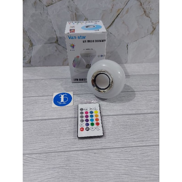 Speaker Bohlam Led Bluetooth Van Star - Speaker Bluetooth Lampu Led