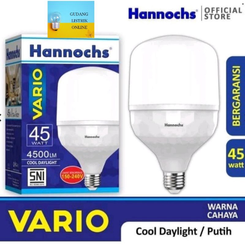 LAMPU LED HANNOCHS VARIO 6 WATT,12 WATT,18WATT,22WATT,30WATT,36WATT,45WATT,50 Watt