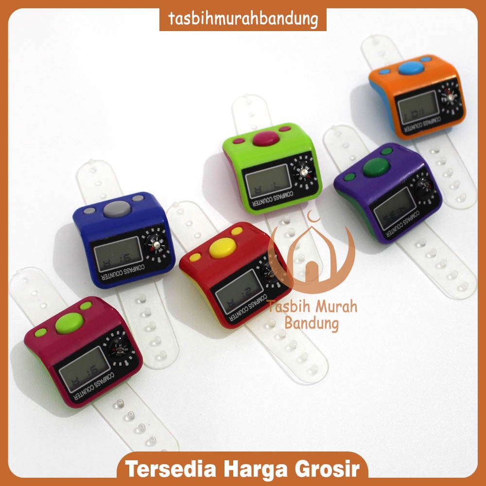 TASBIH DIGITAL WARNA WARNI KOMPAS