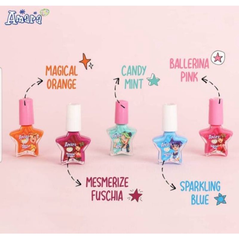 Amara nail polish(kutek anak) EXP Juni 2027