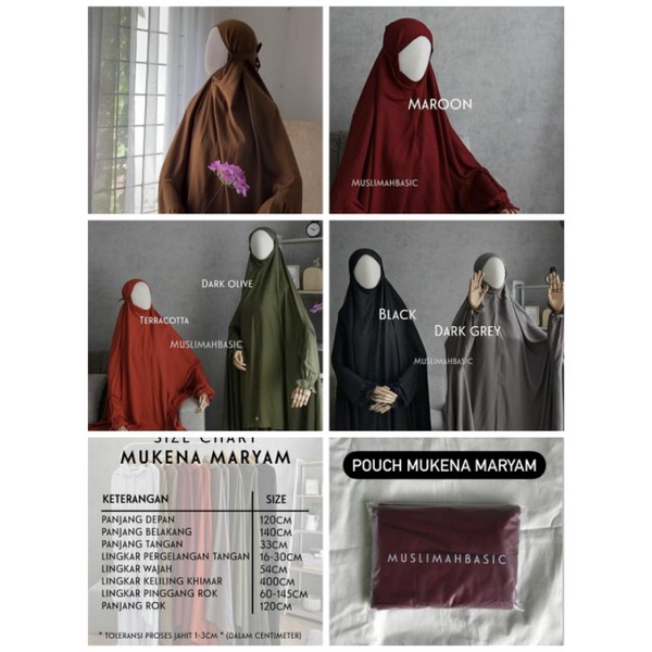 Maryam Mukena by Muslimah Basic