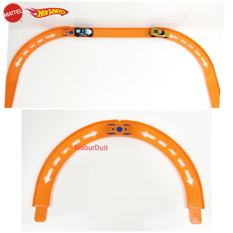 Hot Wheels Curve Track U-turn Original Mattel Hotwheels Track Tikungan Hot Wheels 180 Drajat Dan 90 