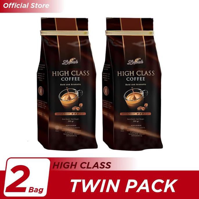 

Kopi Luwak High Class Black Coffee Bag 200gr Twin Pack