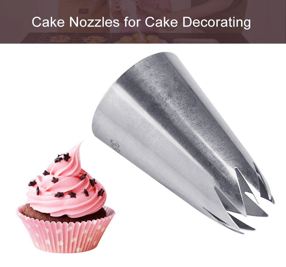 Nozzle Icing Piping Untuk Dekorasi Kue / Cupcake