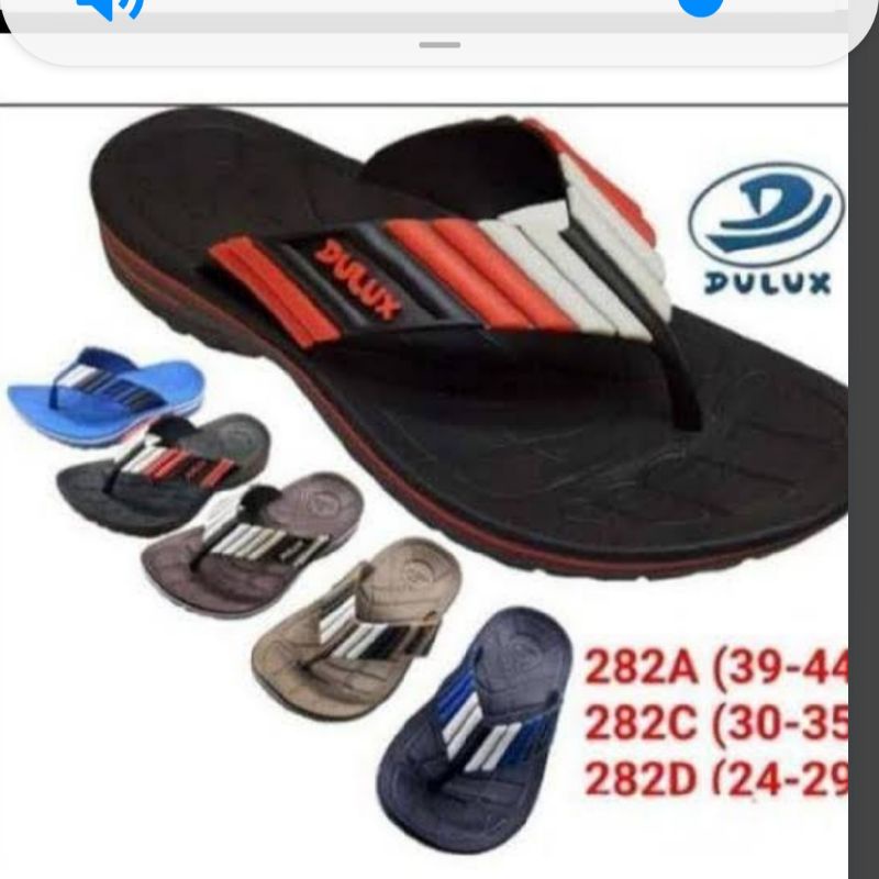 sandal karet pria/wanita Dulux