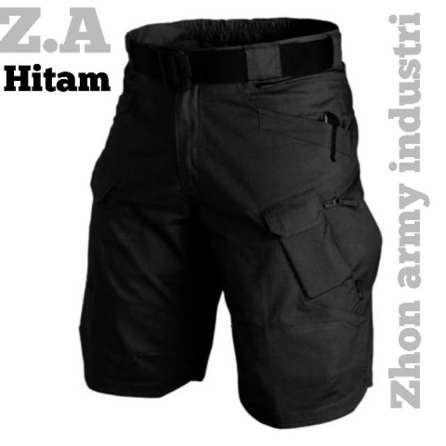  hITAM celana  pendek  tactical blackhawk  celana  cargo  