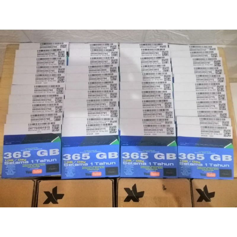 PROMO TERBATAS XL BONUS KUOTA 365 GB MASA AKTIF 1 TAHUN
