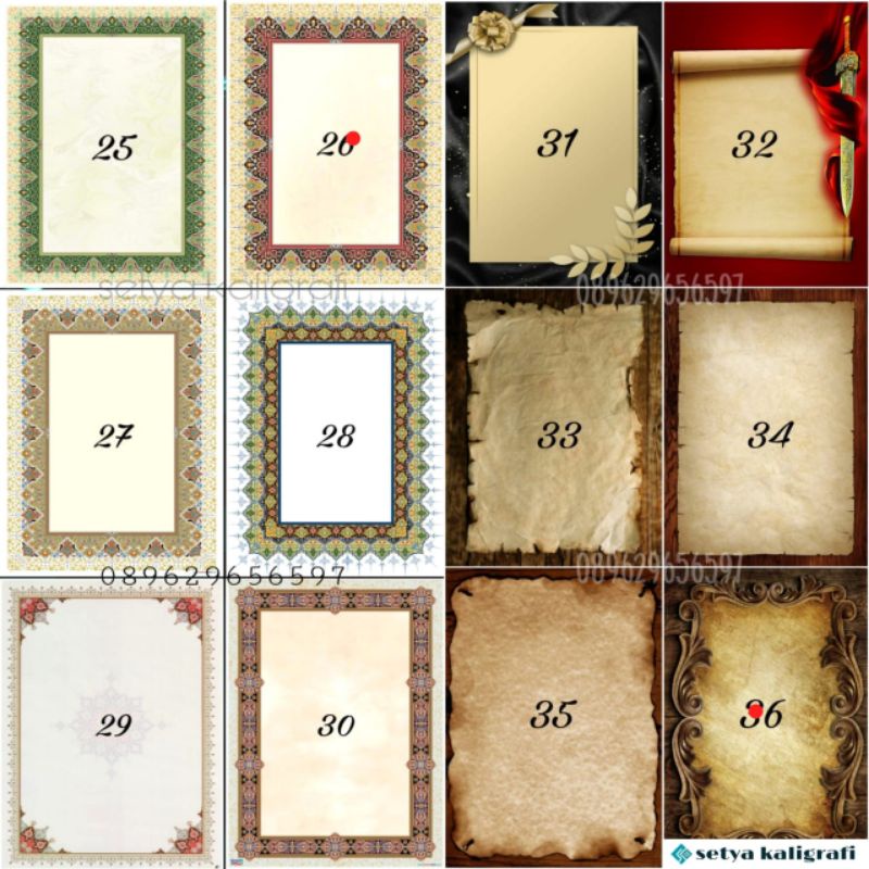 

Kertas MOTIF KALIGRAFI 17r (40x30cm)