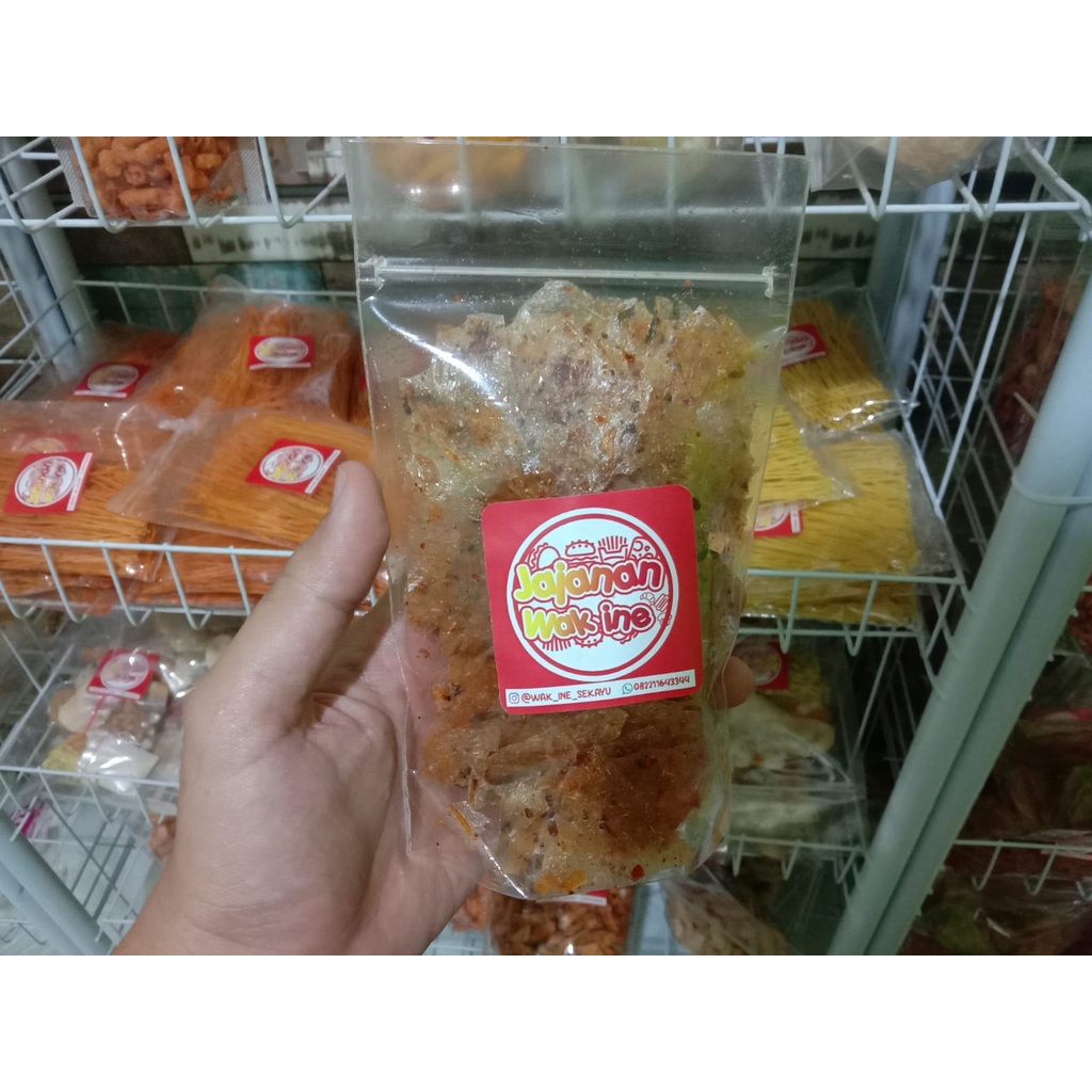 

KERIPIK KACA / KRIPCA 100 GRAM JAJANAN WAK INE
