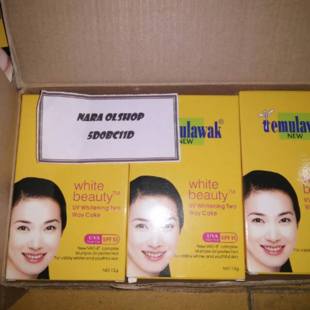 Bedak padat temulawak