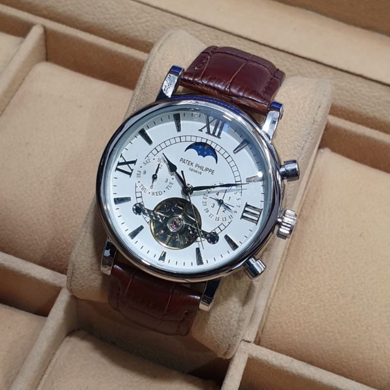 JAM TANGAN PRIA WANITA PATEK PHILIPE AUTOMATIC ANTI AIR