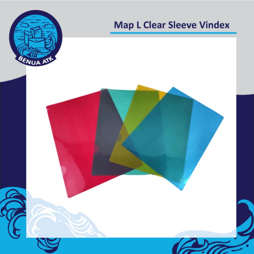 

Map Plastik L Clear Sleeve A4 Vindex [isi 12pcs] DF-731