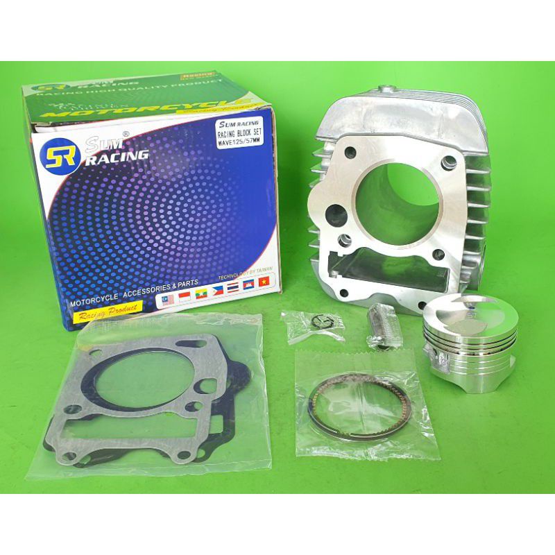 BLOK BORE UP HONDA SUPRA X 125 / KHARISMA / HELM IN / BLADE 125 FI SIZE 57MM ( 150 CC ) SUM RACING
