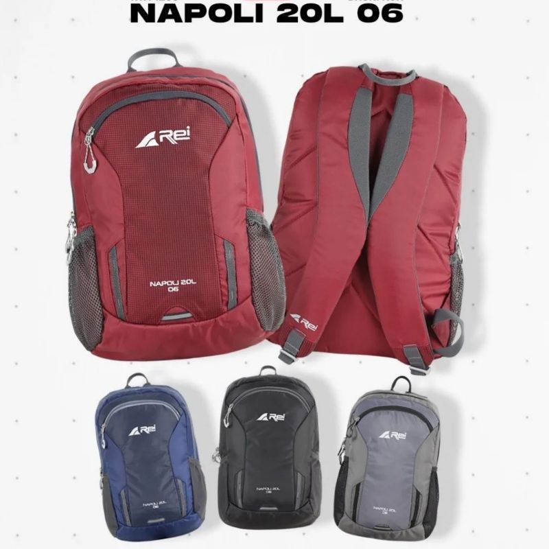 Tas Ransel Pria Napoli 06 20 Liter Arei Outdoorgear / RANSEL REI 20L - RANSEL AREI 20L