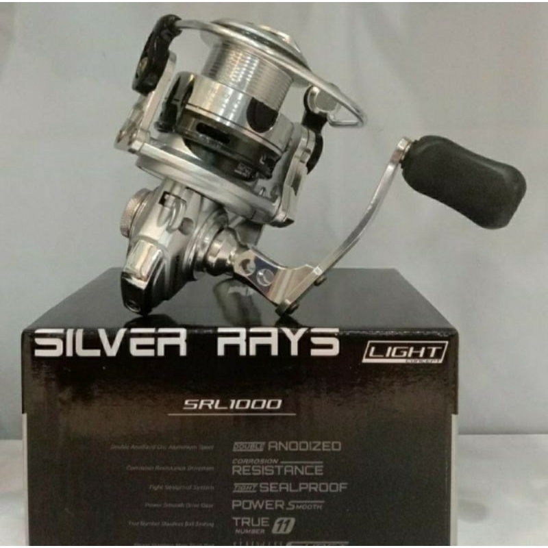 REEL TRIDENTECH SILVER RAYS LIGHT NEW 21 - 1000 METAL BODY