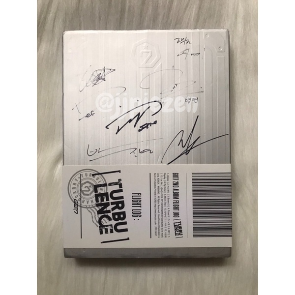 Album Turbulence Signed OT7 GOT7 Jaebeom Jinyoung Jackson Mark Youngjae Bambam Yugyeom Ttd Group PC 