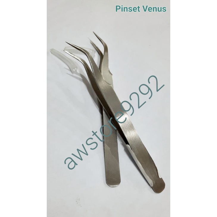 Pinset Alat Bantu Service Pinset Venus Bengkok Lurus