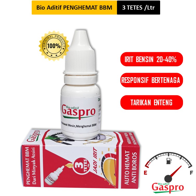 PENGHEMAT BBM Bio Aditif Gaspro berbasis minyak atsiri