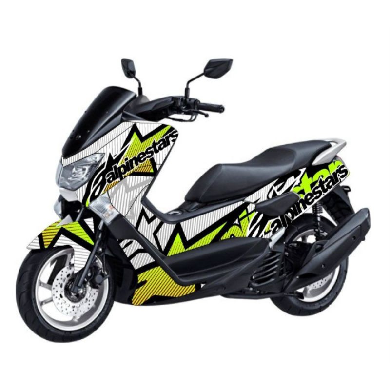 stiker decal variasi motor Yamaha nmax lama full body