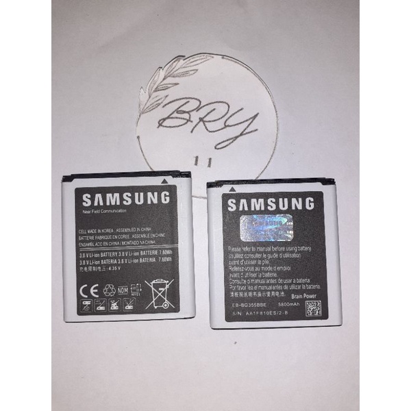 Baterai Samsung G355/Core 2 Original