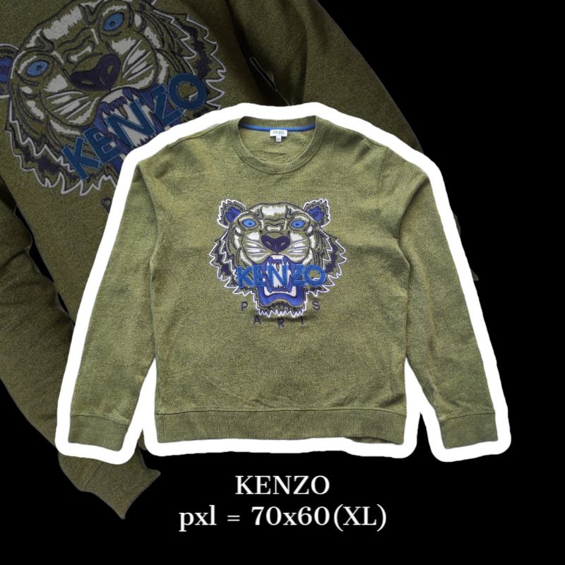 Sweater Crewneck Kenzo Tiger Second authentic original